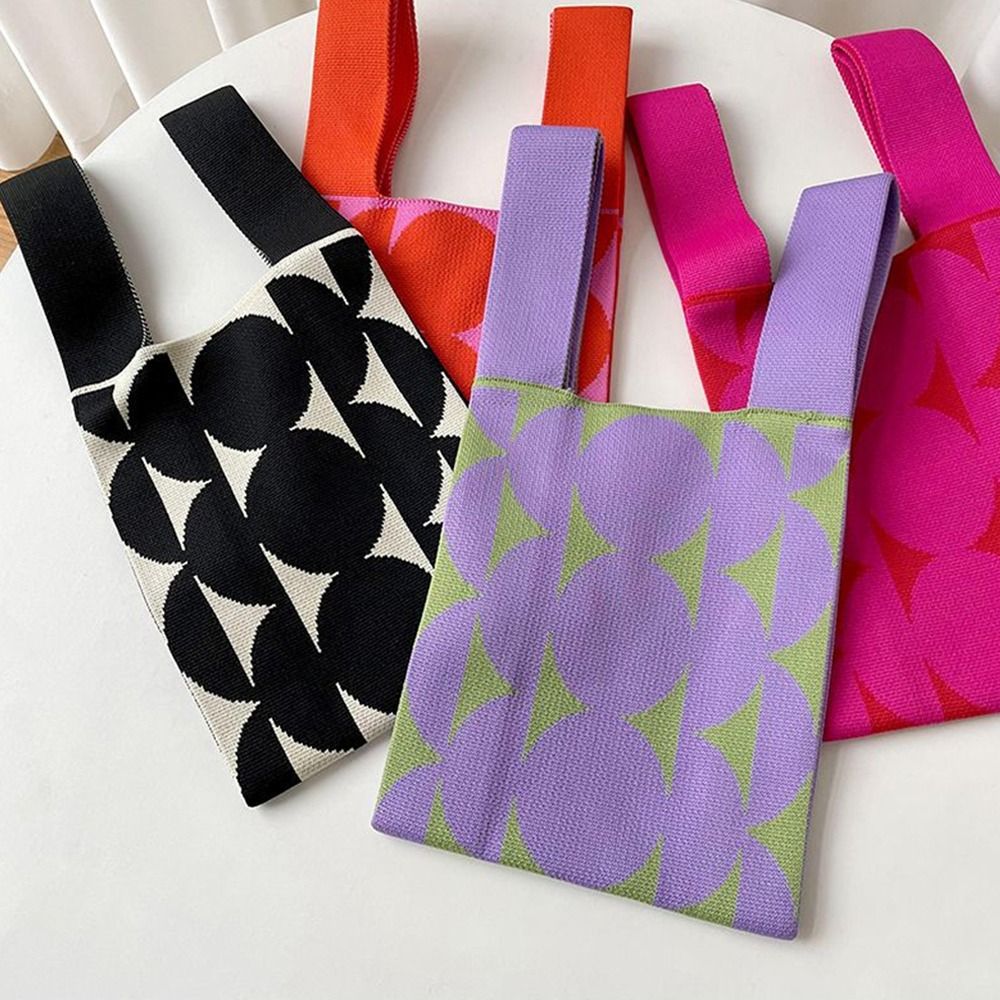 女性のための手作りニットショッピングバッグ,トートバッグ,リ - Tote Bag Beach のレビューと価格